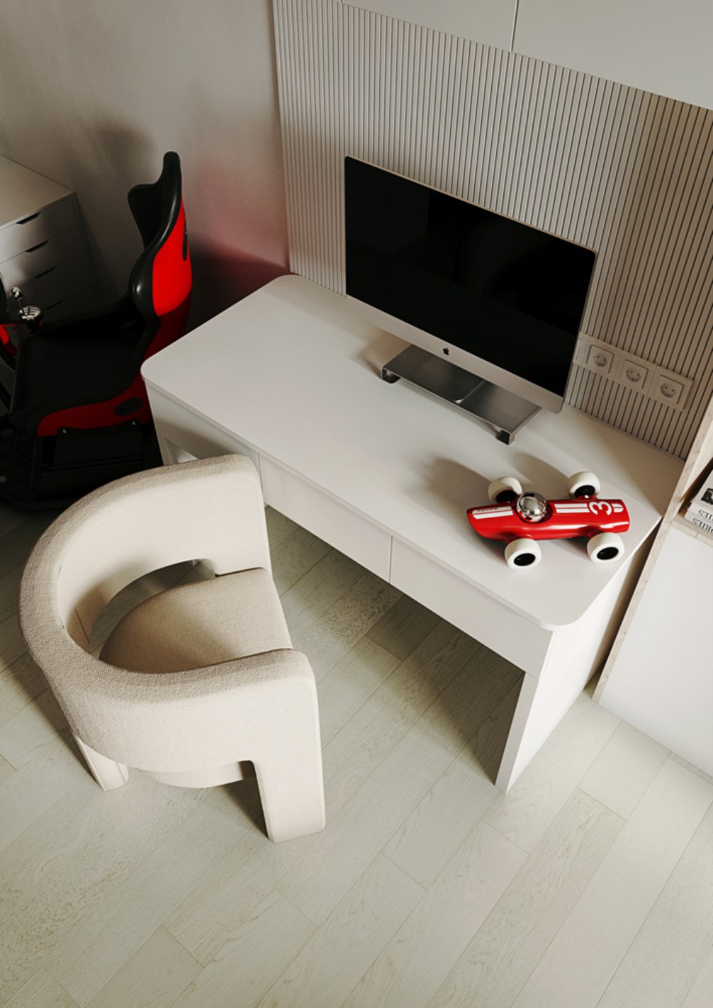 Композитная паркетная доска Quartz Parquet Классик Дуб Скандинавский 1258-57 400-1220×152×5 фото в интерьере